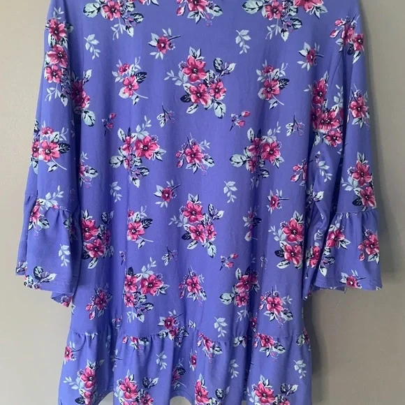 No comment floral blouse women’s Size 3X - Picture 4 of 5